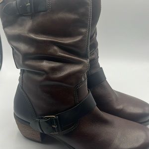 PIKOLINOS Brown Moto Style Boots